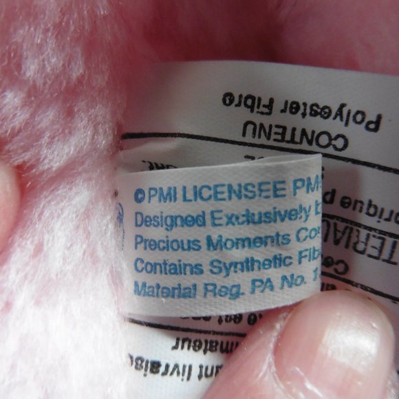 Vintage Precious Moments Heather Doll In Pink Bunny Outfit. 16" - Picture 8 of 8